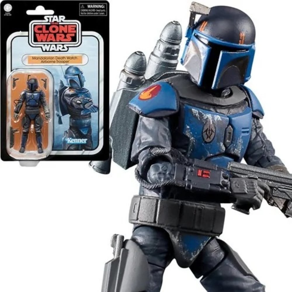 New! Star Wars The Vintage Collection Mandalorian Death Watch Airborne Trooper 3